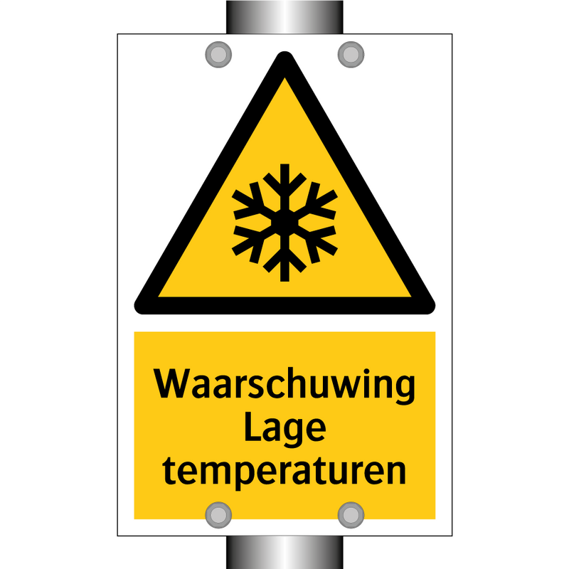 Waarschuwing Lage temperaturen