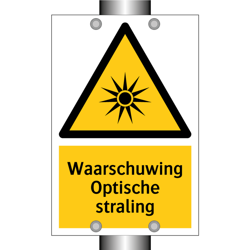 Waarschuwing Optische straling