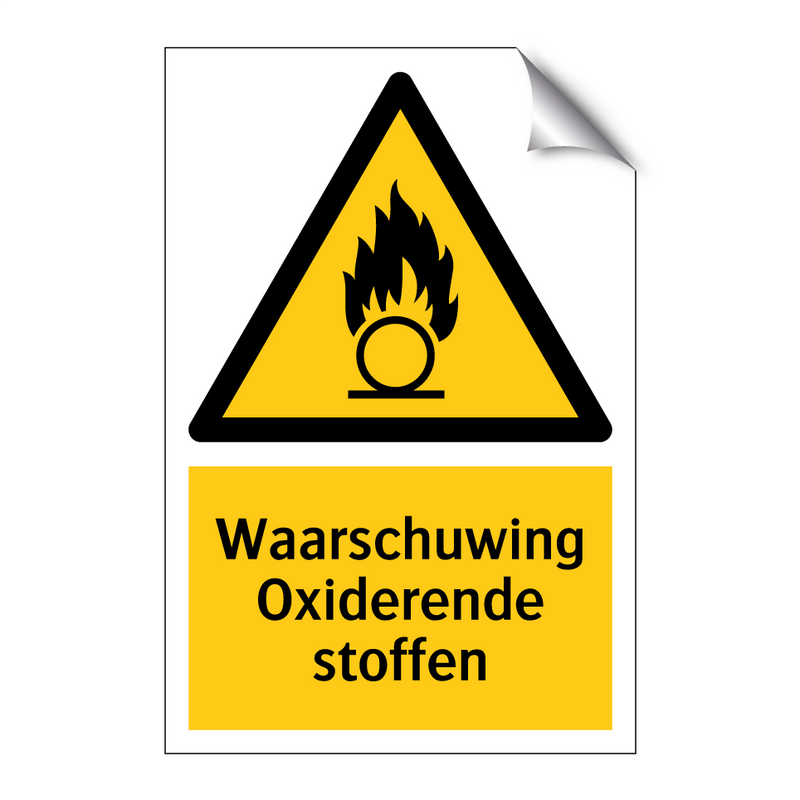 Waarschuwing Oxiderende stoffen