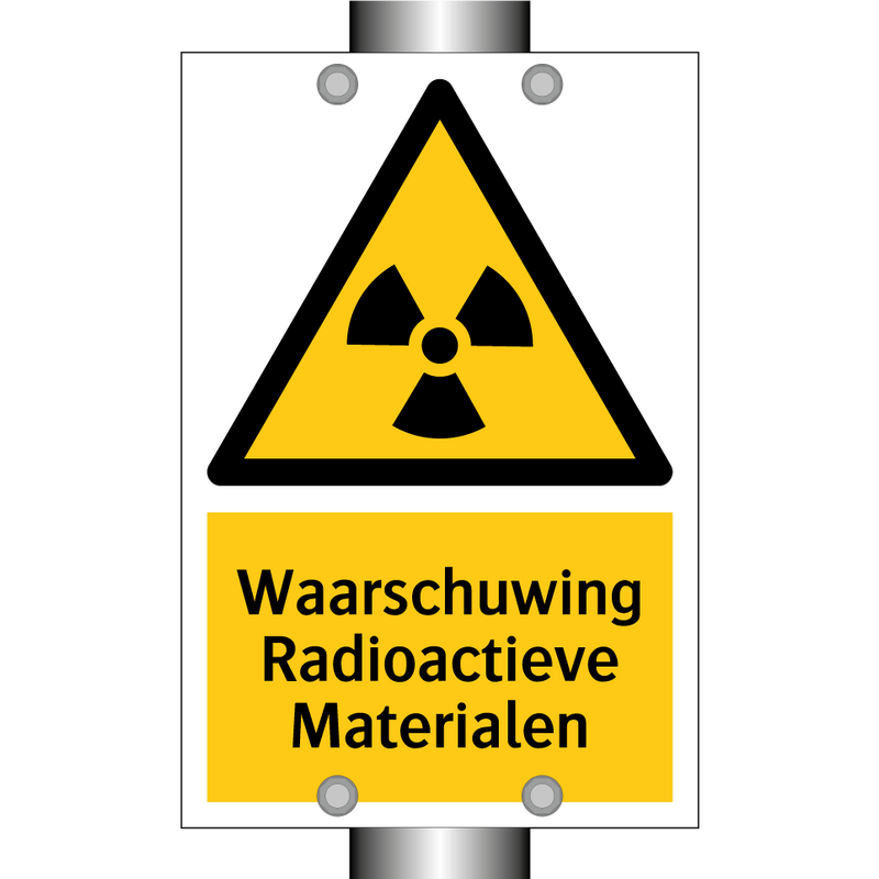 Waarschuwing Radioactieve Materialen