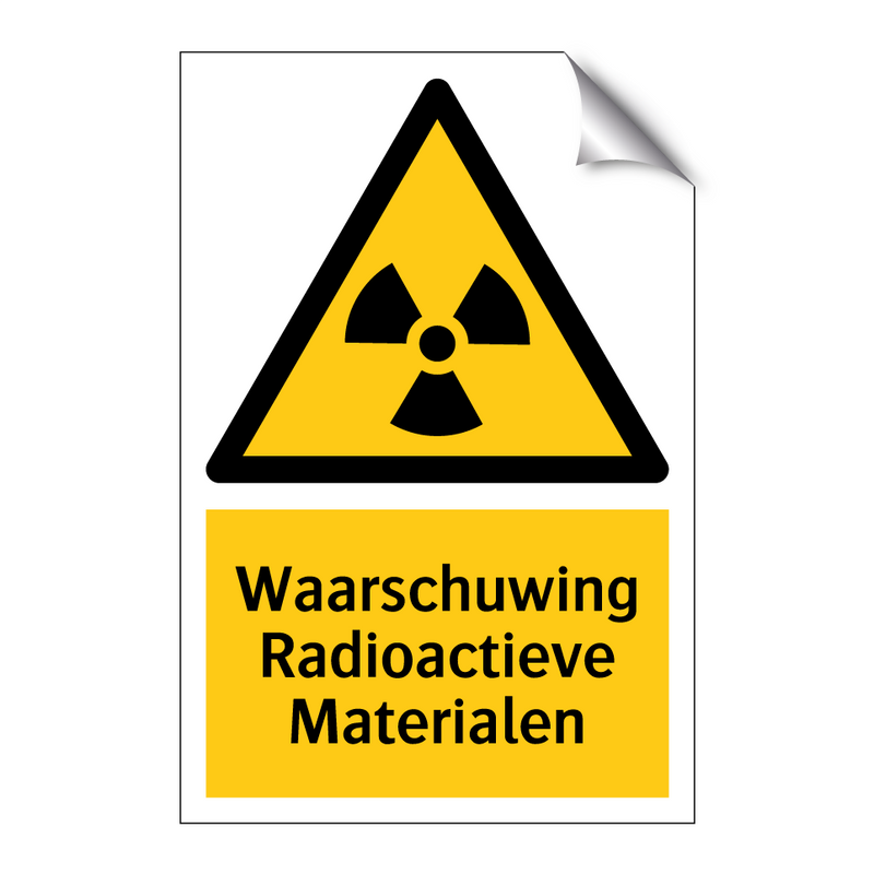 Waarschuwing Radioactieve Materialen