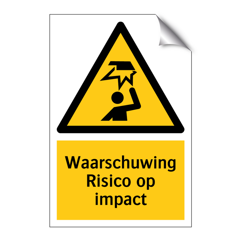 Waarschuwing Risico op impact