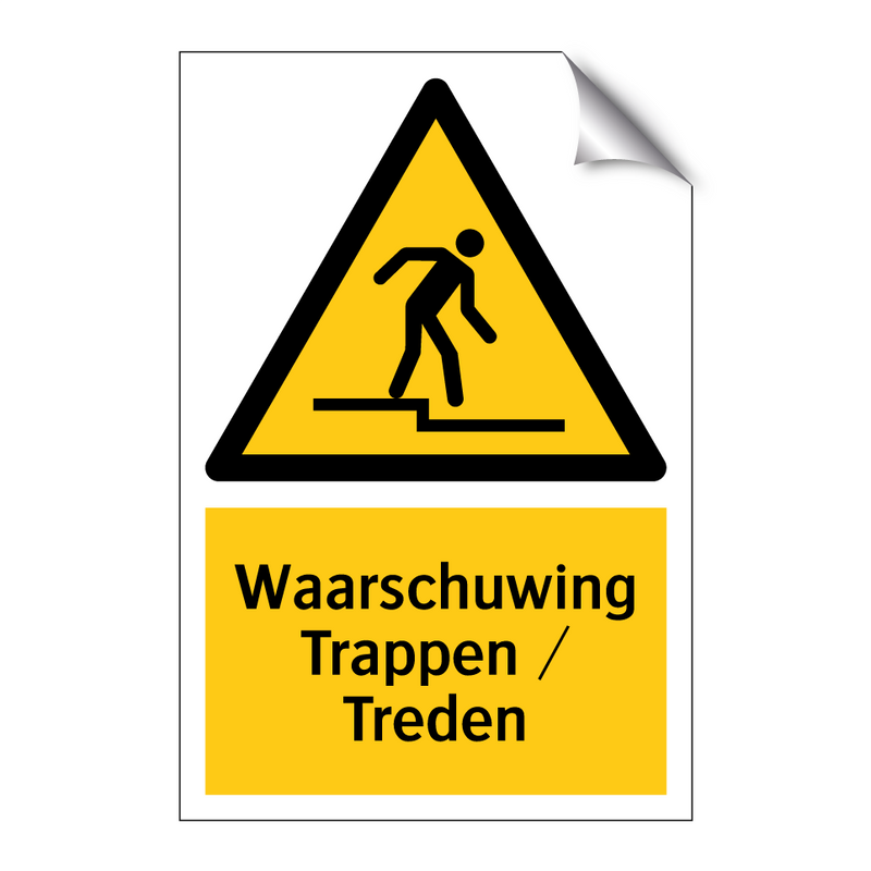 Waarschuwing Trappen / Treden