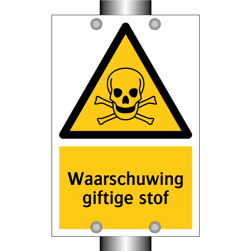 Waarschuwing giftige stof