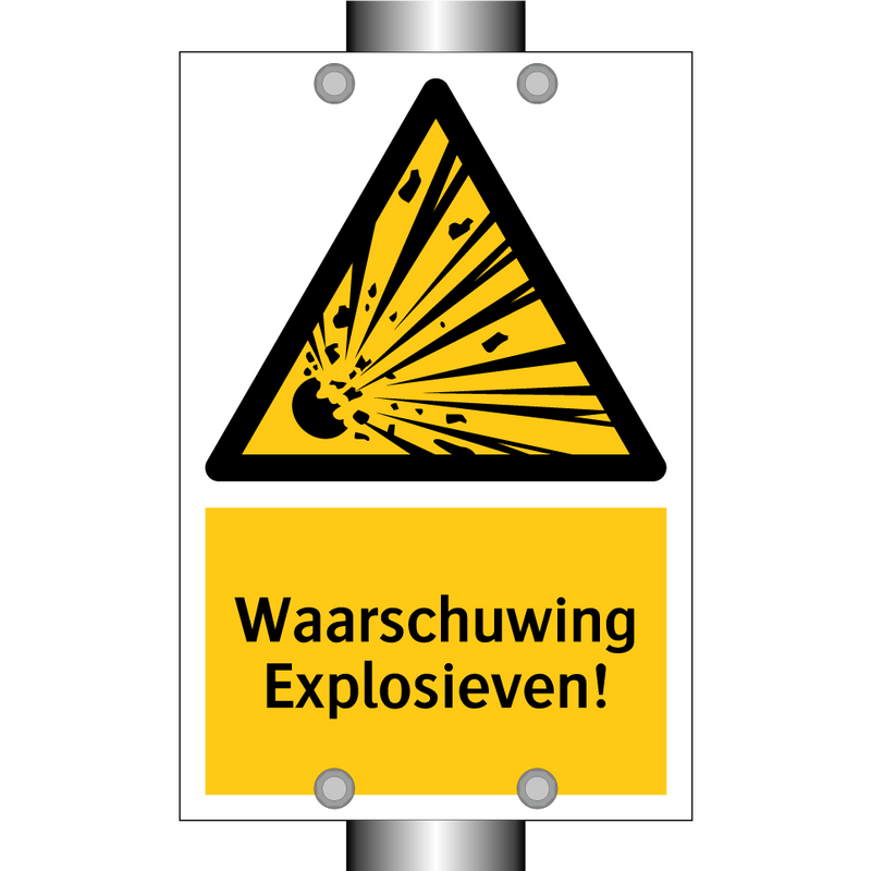 Waarschuwing Explosieven!