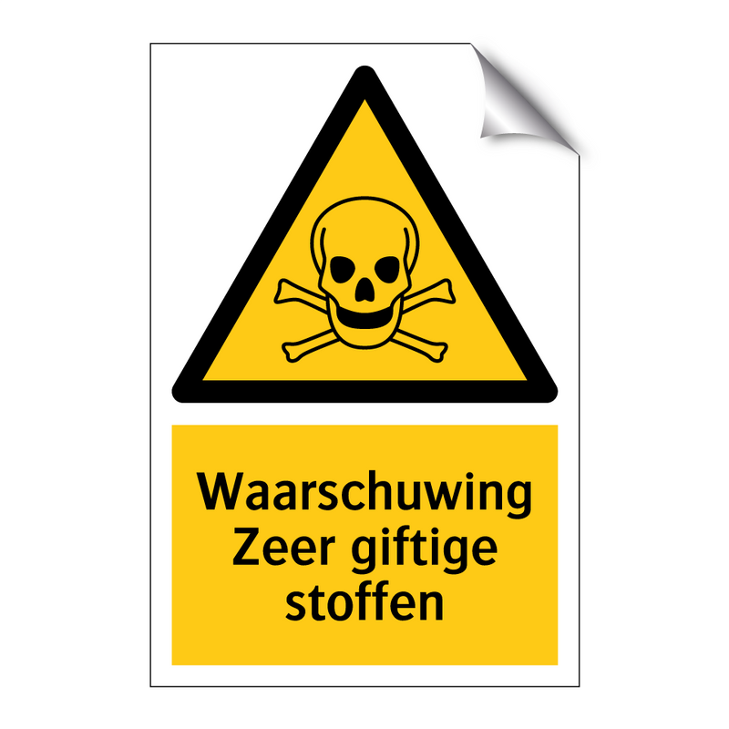 Waarschuwing Zeer giftige stoffen