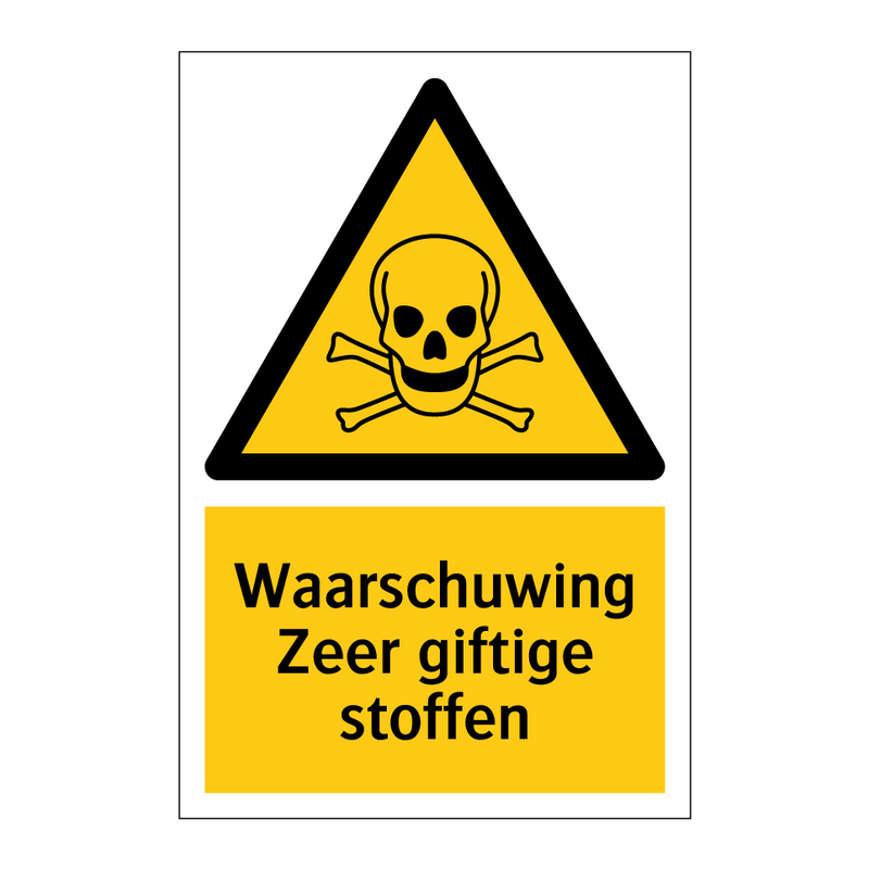 Waarschuwing Zeer giftige stoffen