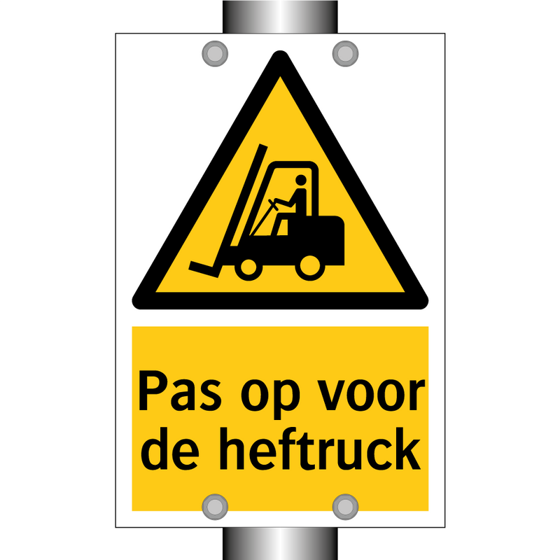 Pas op voor de heftruck