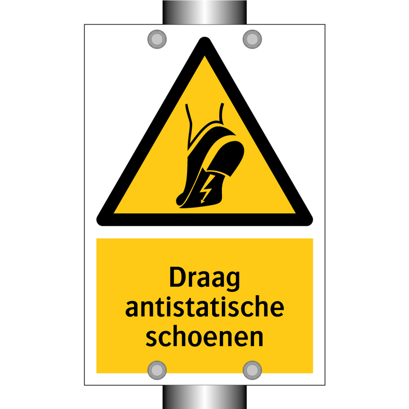 Draag antistatische schoenen