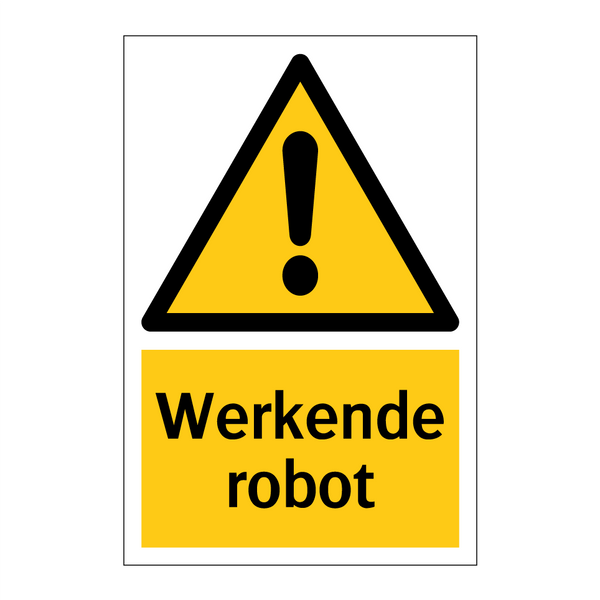 Werkende robot