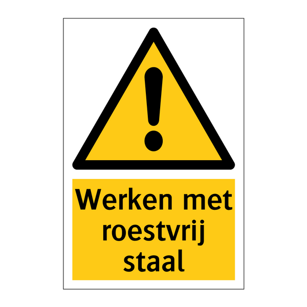 Werken met roestvrij staal