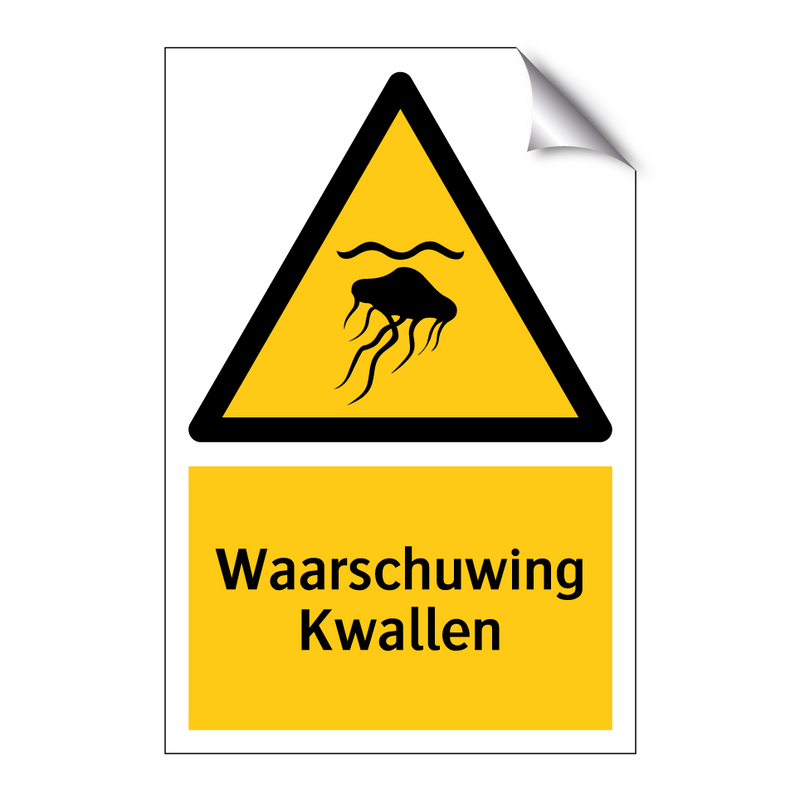 Waarschuwing Kwallen