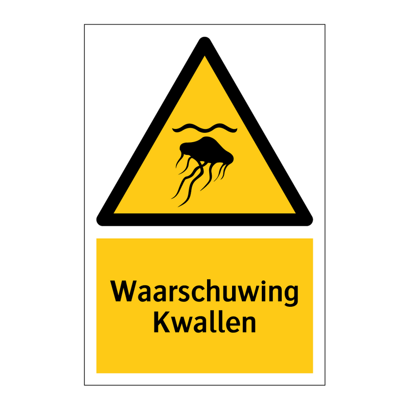 Waarschuwing Kwallen