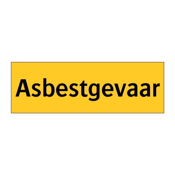 Asbestgevaar