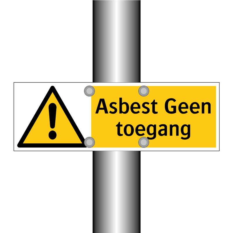 Asbest Geen toegang