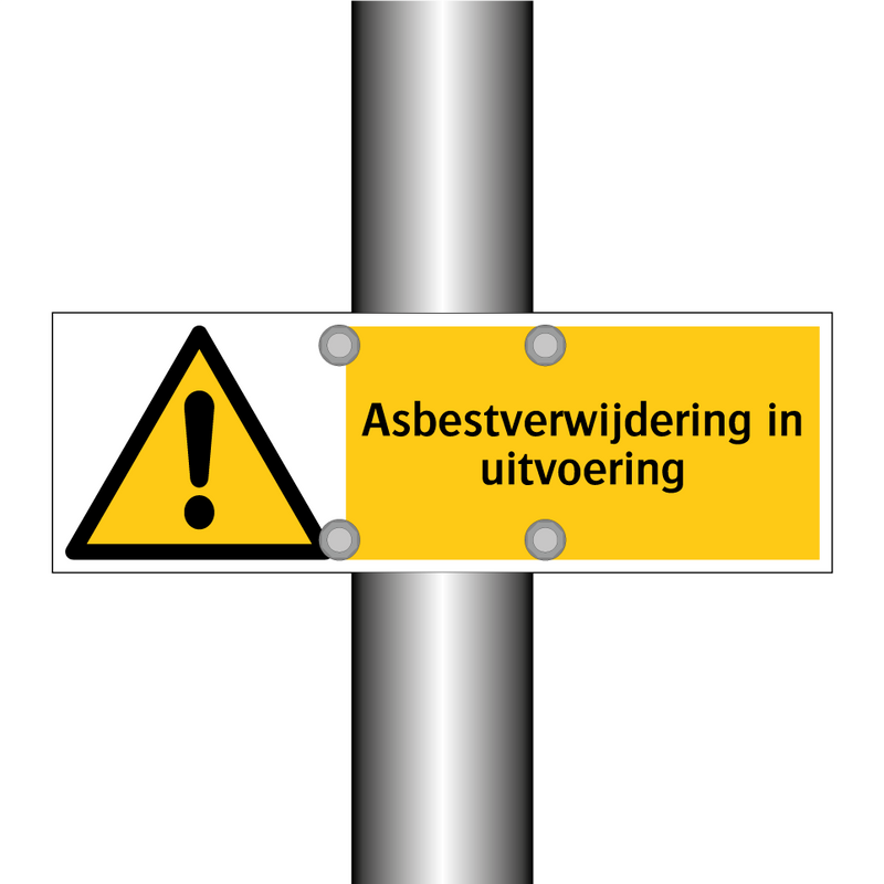 Asbestverwijdering in uitvoering