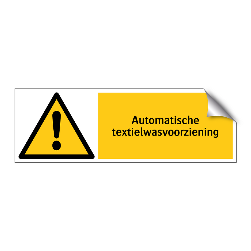 Automatische textielwasvoorziening