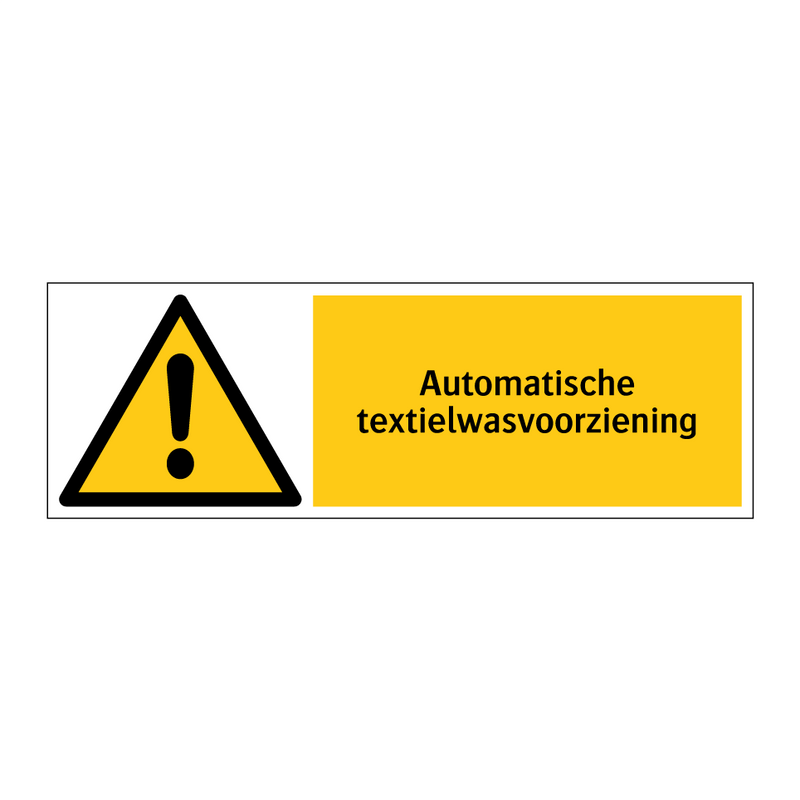 Automatische textielwasvoorziening