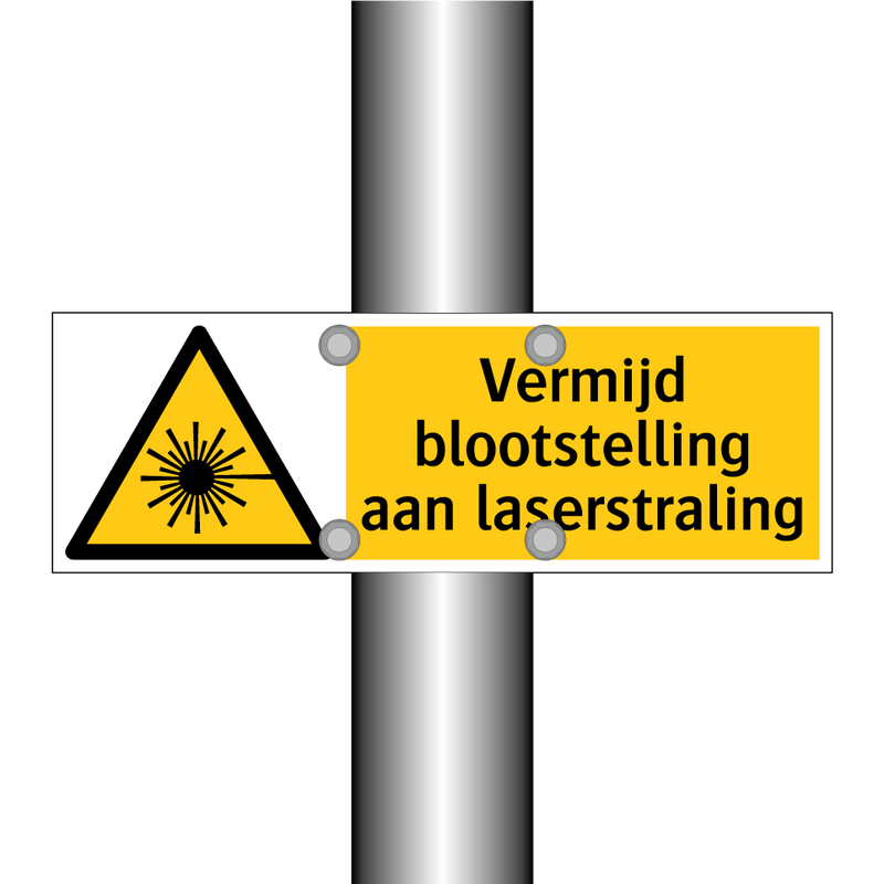 Vermijd blootstelling aan laserstraling