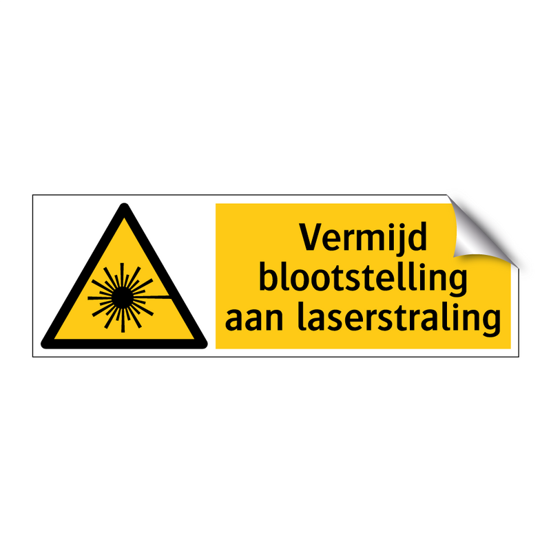 Vermijd blootstelling aan laserstraling