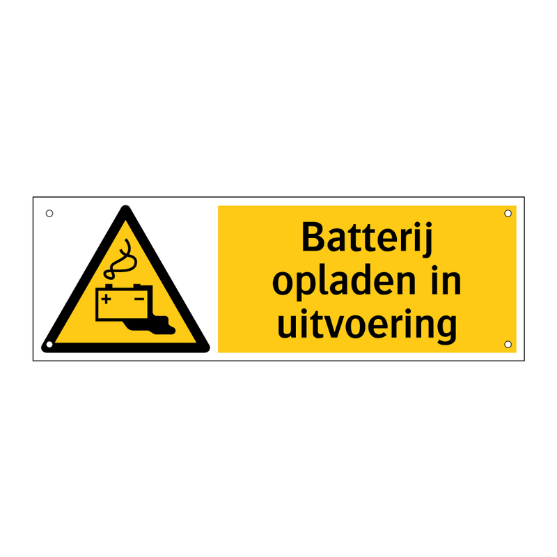 Batterij opladen in uitvoering