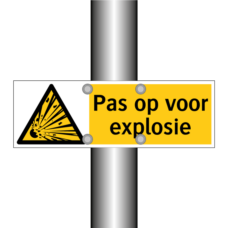 Pas op voor explosie