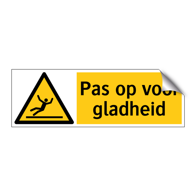 Pas op voor gladheid