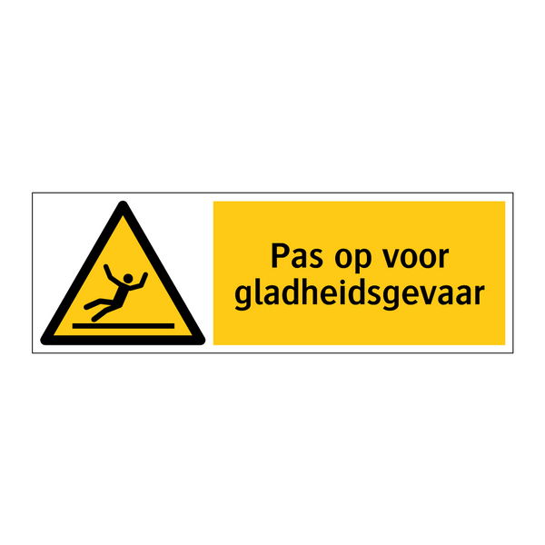 Pas op voor gladheidsgevaar