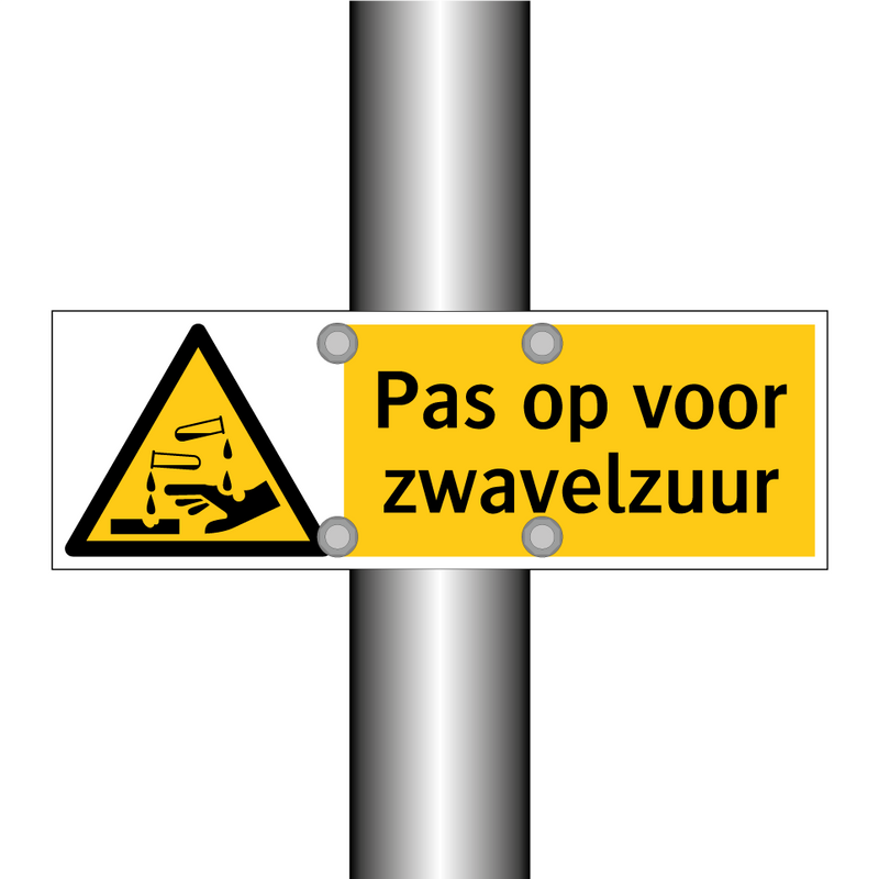 Pas op voor zwavelzuur