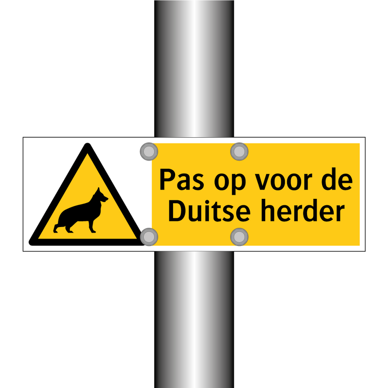 Pas op voor de Duitse herder