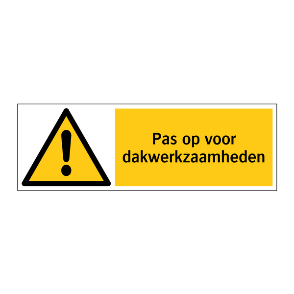 Pas op voor dakwerkzaamheden