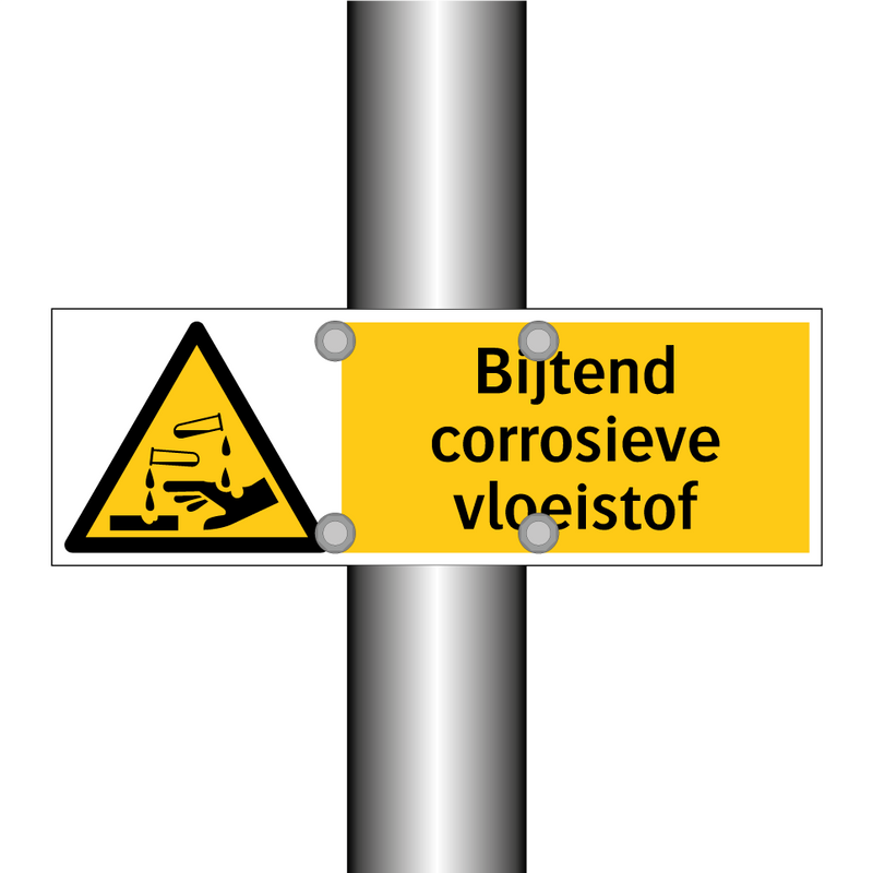 Bijtend corrosieve vloeistof