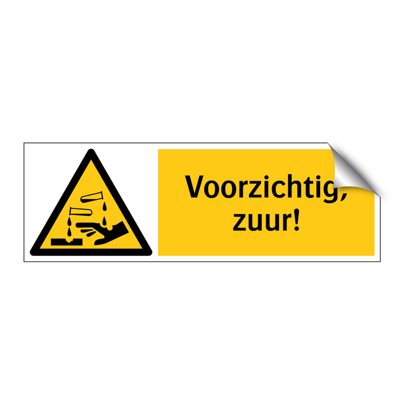 Voorzichtig, zuur!