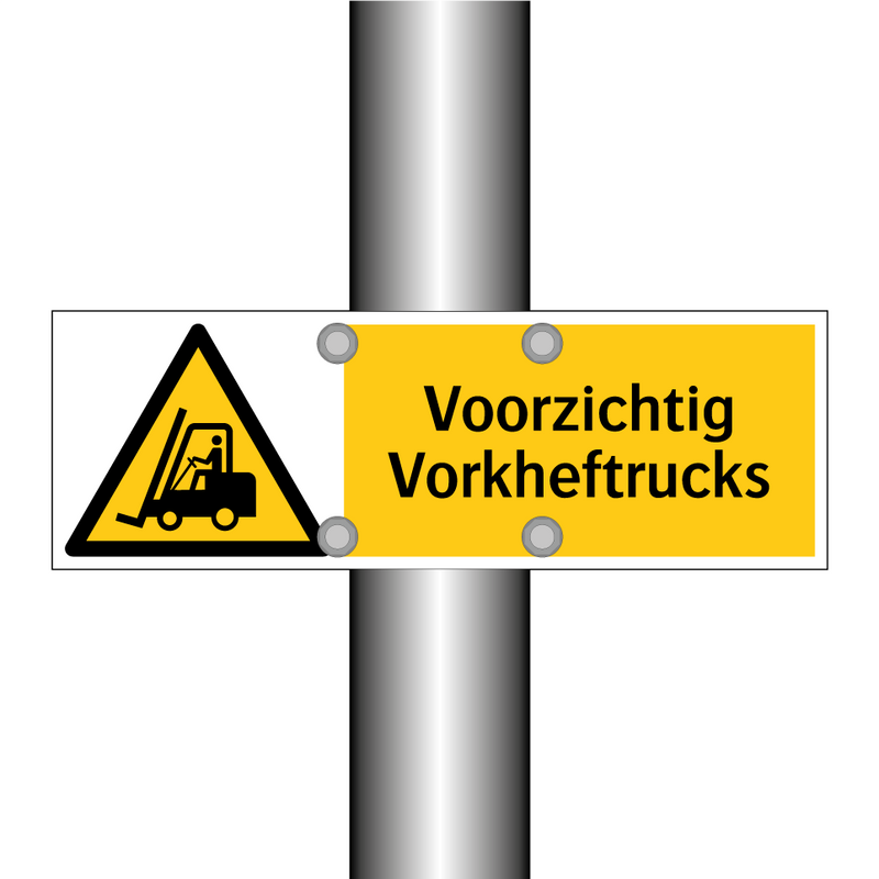 Voorzichtig Vorkheftrucks