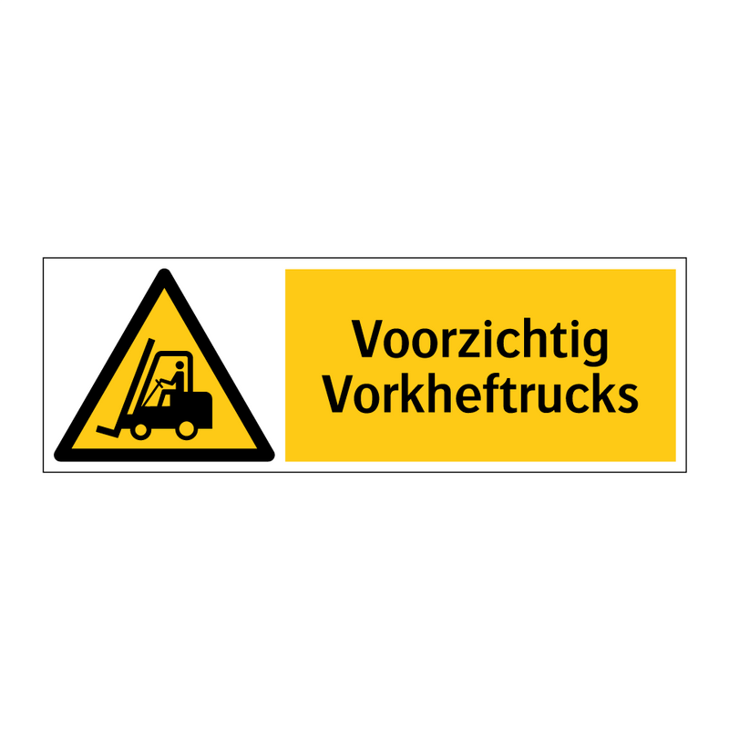 Voorzichtig Vorkheftrucks