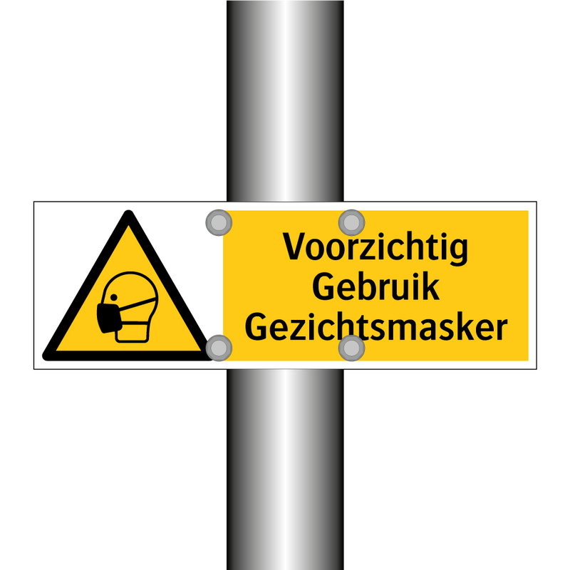 Voorzichtig Gebruik Gezichtsmasker