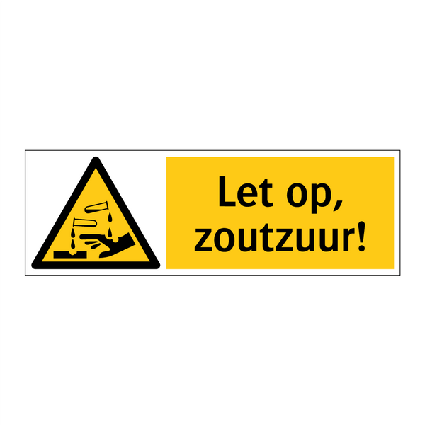 Let op, zoutzuur!