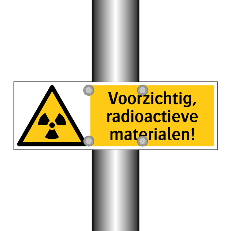 Voorzichtig, radioactieve materialen!