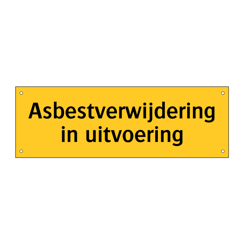 Asbestverwijdering in uitvoering & Asbestverwijdering in uitvoering