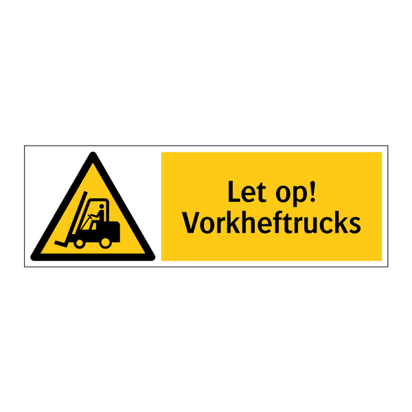 Let op! Vorkheftrucks