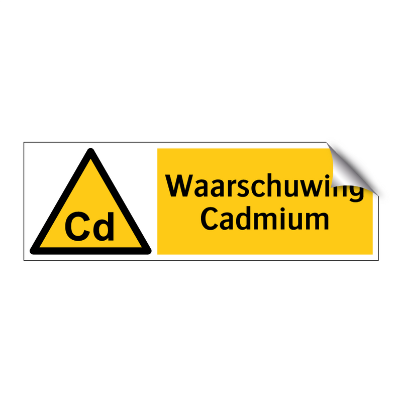 Waarschuwing Cadmium