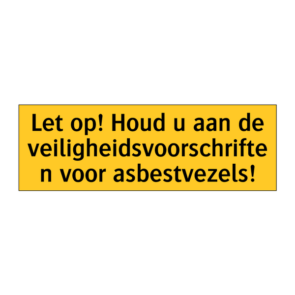 Let op! Houd u aan de veiligheidsvoorschriften voor /.../