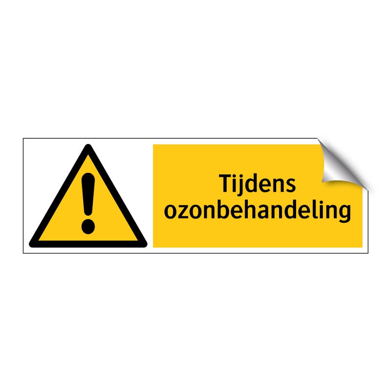 Tijdens ozonbehandeling