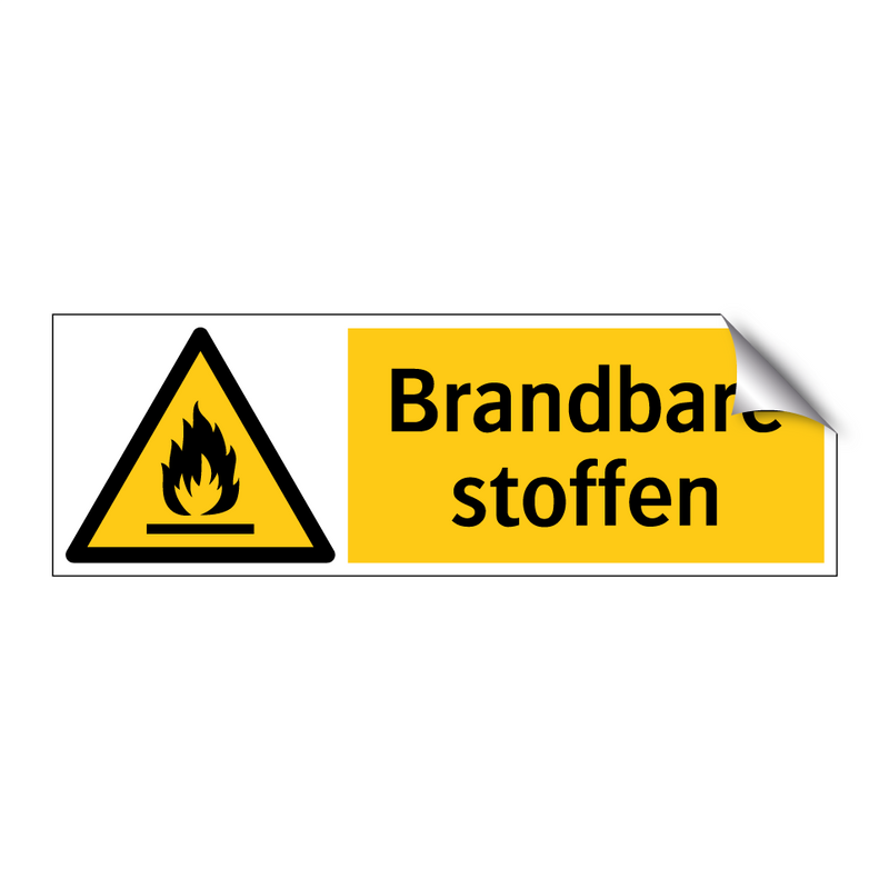 Brandbare stoffen