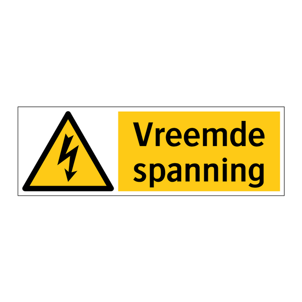 Vreemde spanning