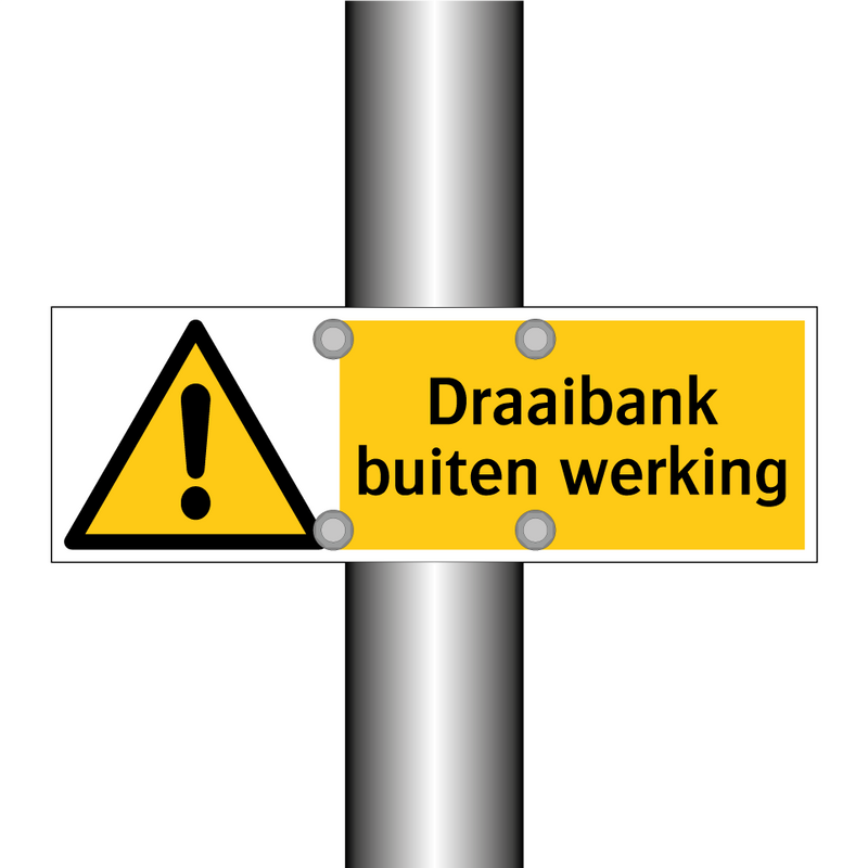 Draaibank buiten werking