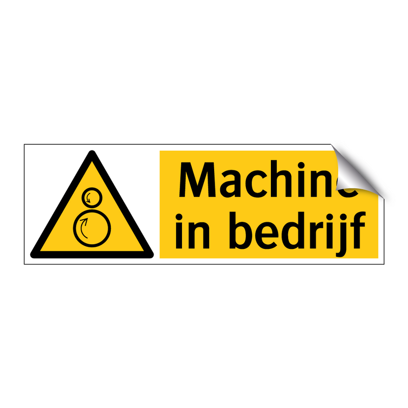 Machine in bedrijf