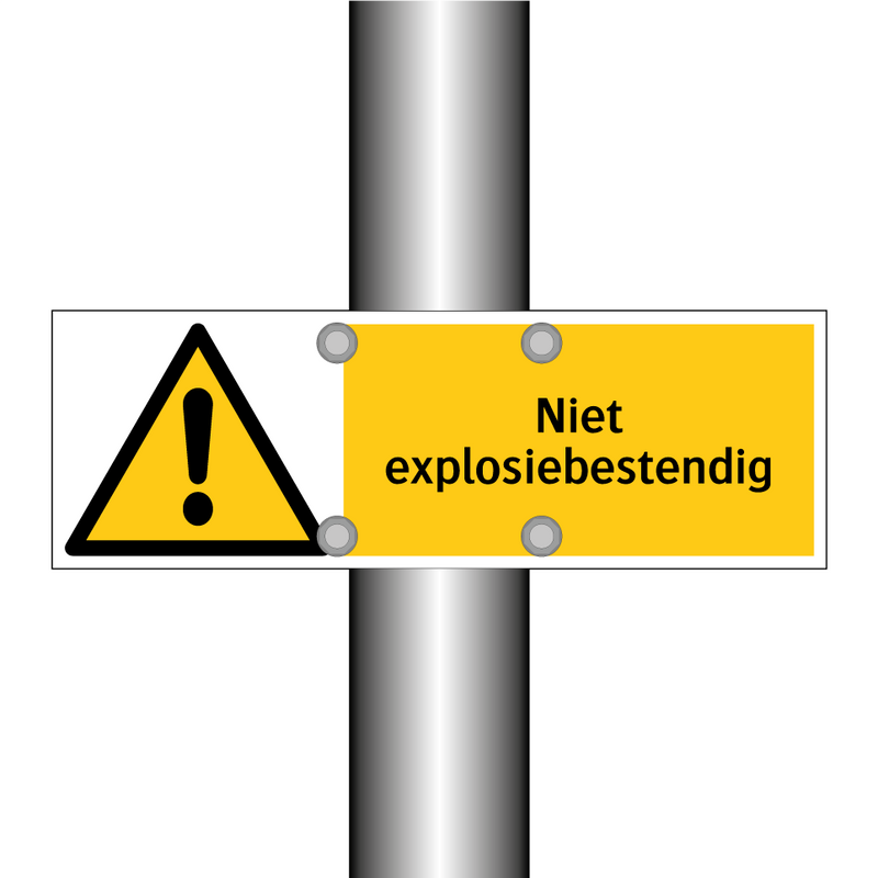 Niet explosiebestendig