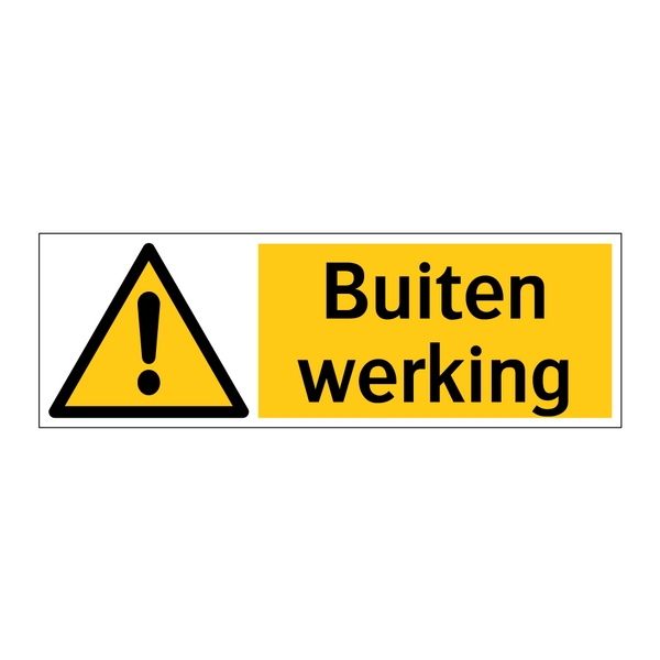 Buiten werking