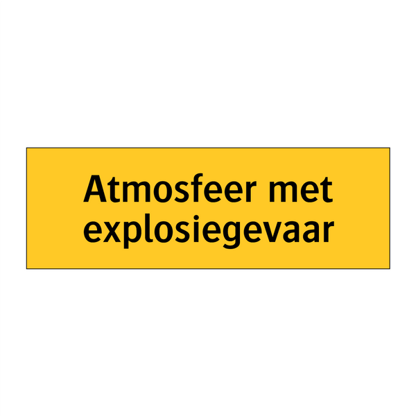 Atmosfeer met explosiegevaar